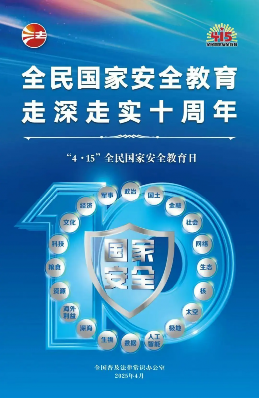 415全民国家安全教育日 | 全民国家安全教育，走深走实十周年
