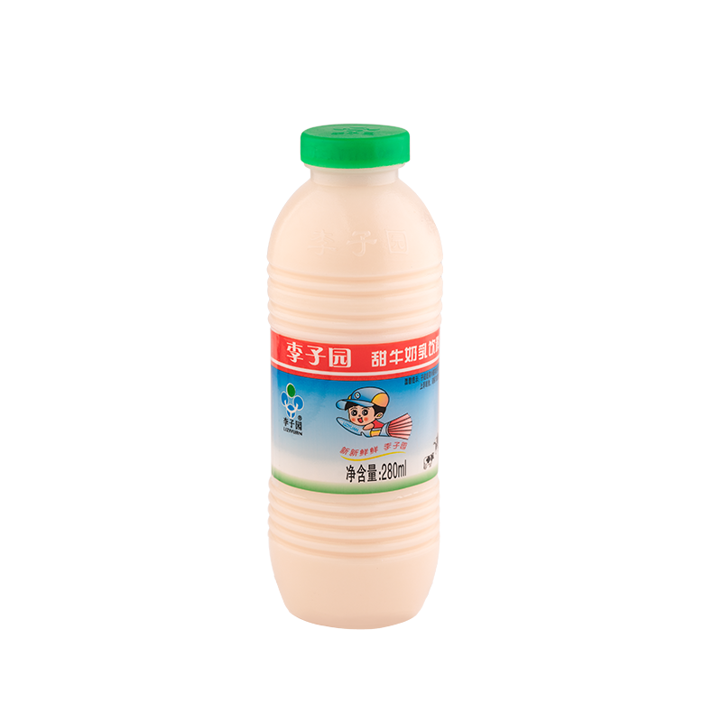 甜牛奶乳饮料，，单瓶净含量280ml